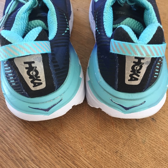 Hoka One One Bondi 5 Blue Running Sneakers 8.5 - Picture 7 of 9